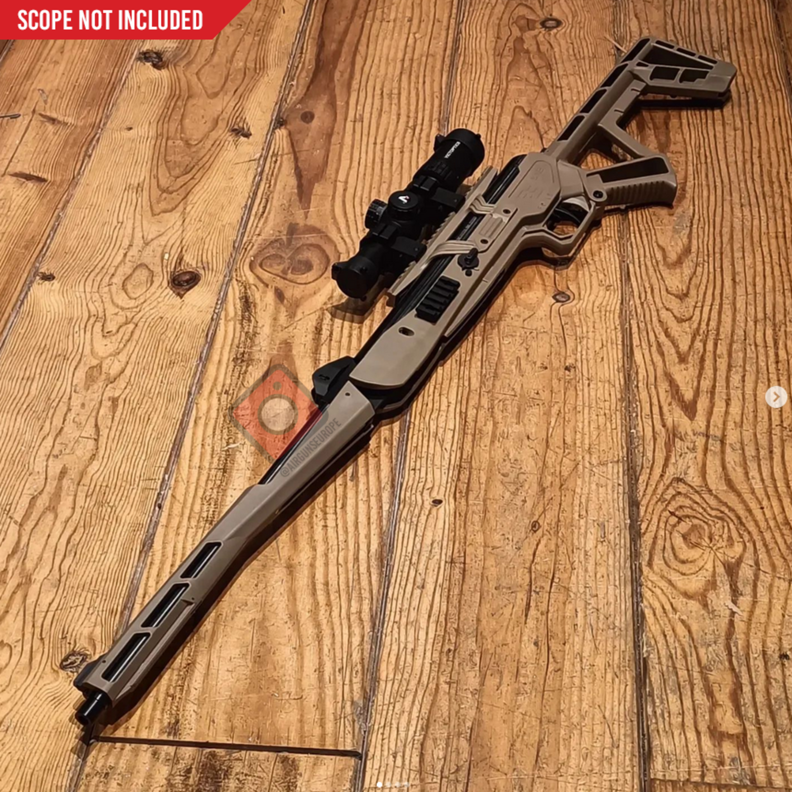 Black Bunker BM8 BLACK Thread | 5.5mm (.22) foldable airgun - Image 3