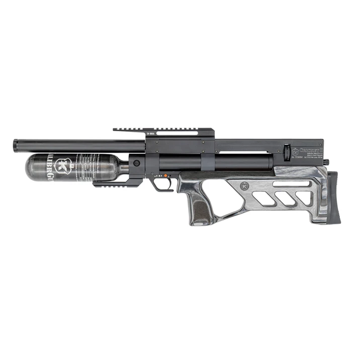 KalibrGun Cricket 2 Tactical Black Pepper Grey Laminate PCP Air Rifle - Image 3