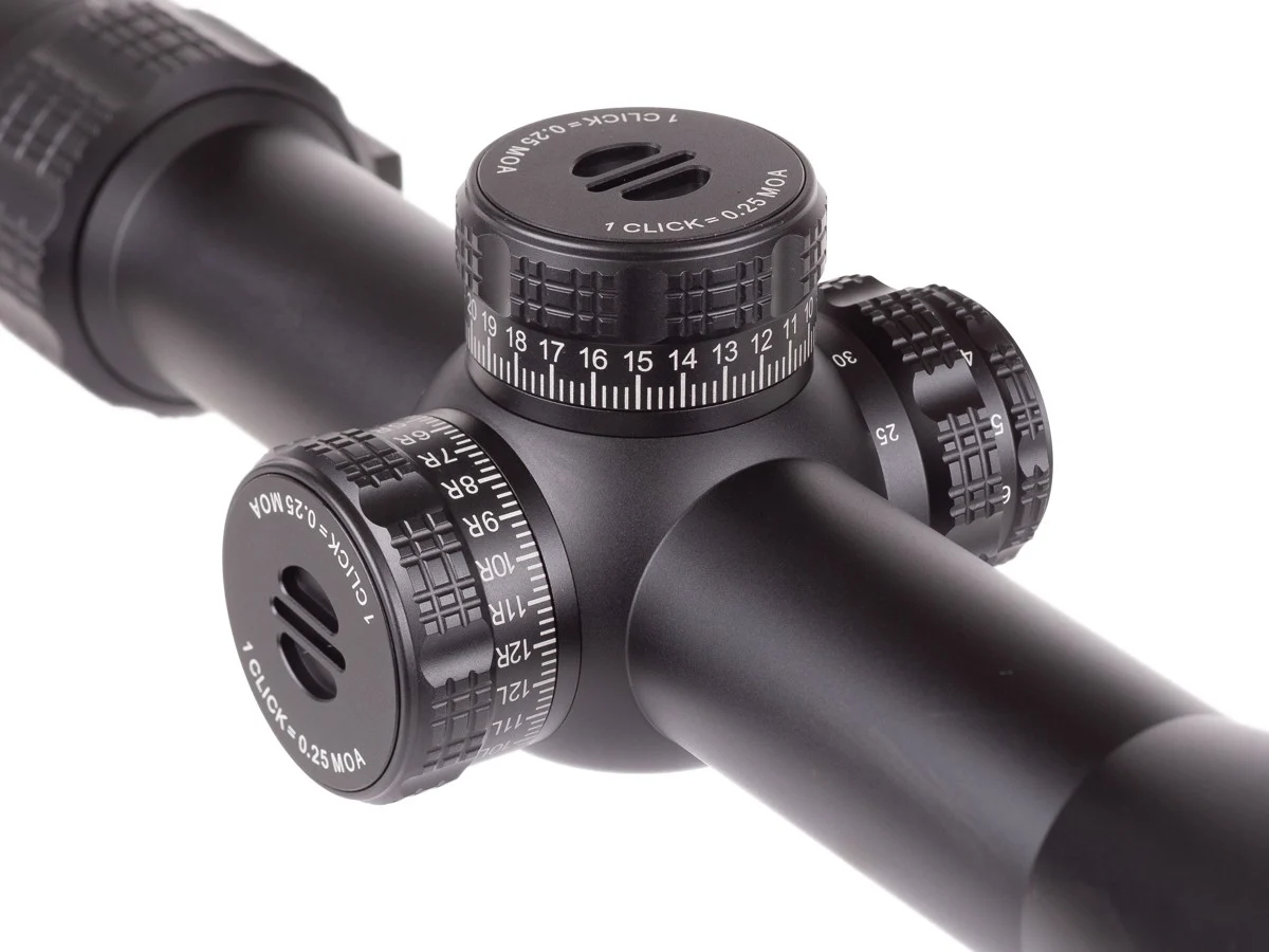 JTS Shadow Series IR FFP Riflescope, 1/4 MOA, 34mm Tube - Image 7